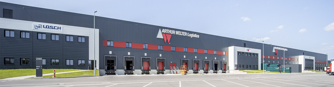 Logistics building in Luxembourg for warehousing and cross-docking
