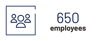 Icon representing the 650 employees of Astron with customer-first approach 