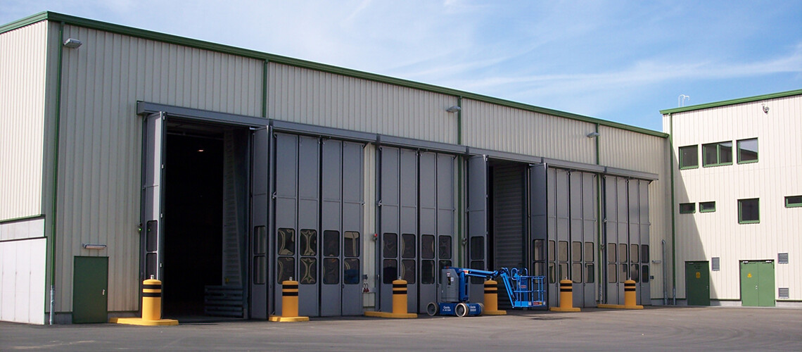 Steel buildings for recycling. Astron industrial buildings for waste recycling plants