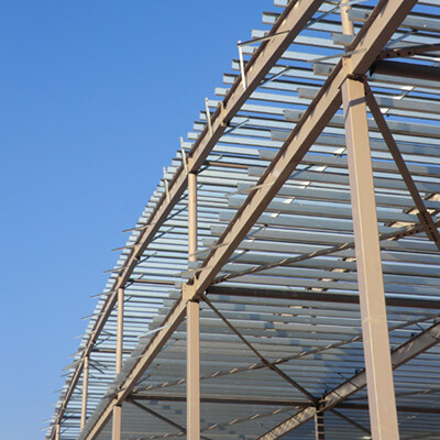 steel structure of a data center buildings.  Steel structure is ideal for creating strong secure data centers
